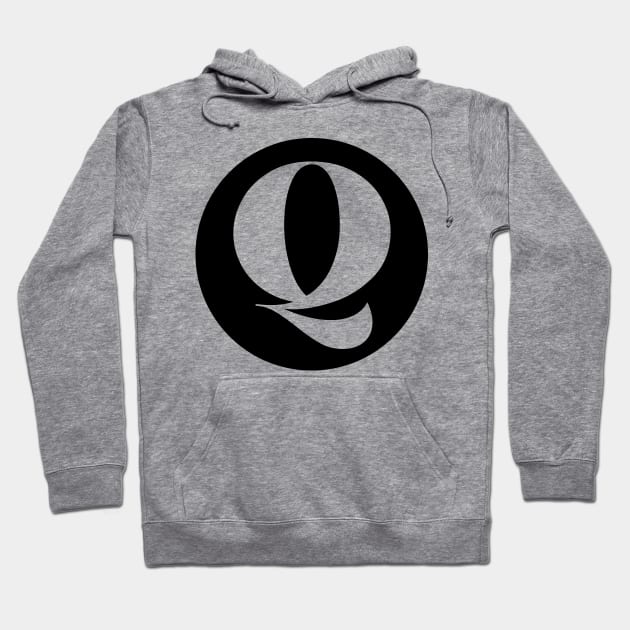 Q (Letter Initial Monogram) Hoodie by n23tees